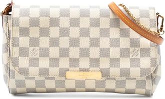 Louis Vuitton 2016 Damier Azur Favorite MM boekentas - Wit