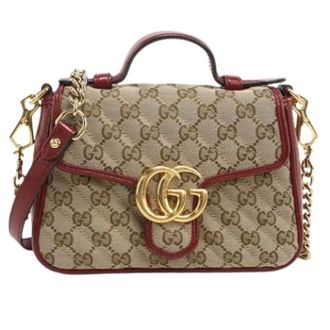 Gucci Pre-owned Mini Bags, female, Beige, Size: ONE SIZE Pre-owned Vintage Mini Handbag