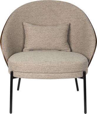 Dutchbone Hochwertiger Design Loungesessel Rodin, Beige