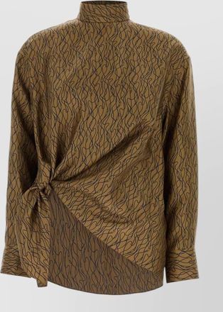 Ferragamo silk printed blouse