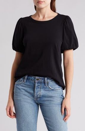 T Tahari Bubble Sleeve T-Shirt in Black at Nordstrom Rack, Size X-Small
