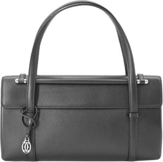 Cartier Pre-owned Handbags, female, Black, Size: ONE SIZE Pre-owned Vintage Handbag