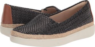Trotters Accent Loafers Womens Black Braided Veg Casual Shoes ZAP2585