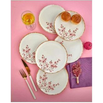 Hermia Set di piatti da dessert Set 100% Ceramica Multicolore