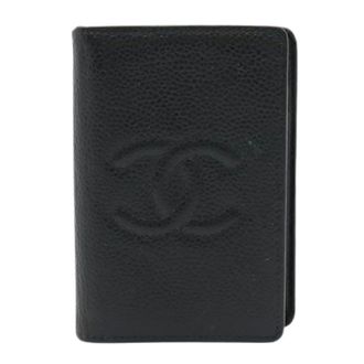Chanel Pre-owned Wallets, female, Black, Size: ONE SIZE Pre-owned Coco Card Case