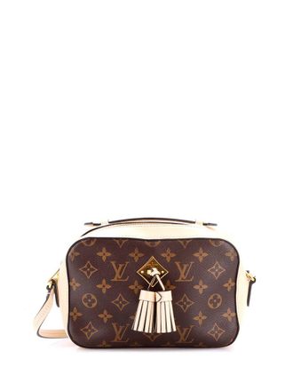 Louis Vuitton Beige Monogram Canvas & Leather Saintonge (Authentic Pre-Loved)