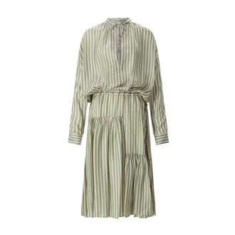 Dries Van Noten Shirt Dresses, female, Green, Size: XL Shirt Dresses