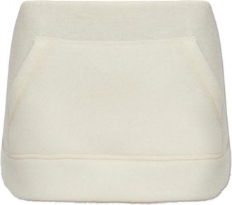 Dsquared2 Wolrok - Dames - Korte rokken - Beige - XS - Wol - Rokken