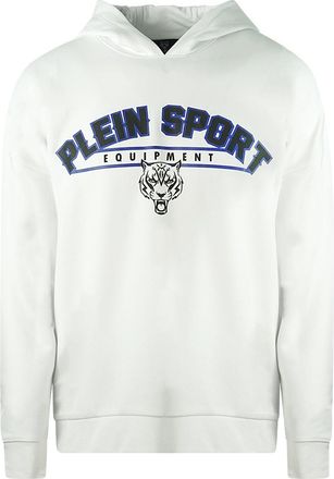 Plein Sport Philipp Plein Sport Uitrusting Logo Witte Hoodie