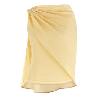 Rotate Rotate Birger Christensen, Dames, Rokken, Geel, Maat: M Chiffon