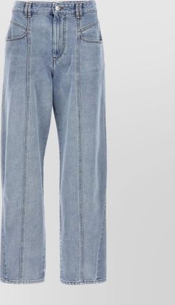 Isabel Marant jeans vetan contrast stitching