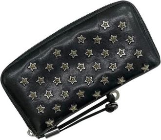 Jimmy Choo London Pre-owned Portafoglio lungo (bi-fold) - - Pre-owned - Donna - Nero - ONE SIZE