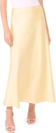 1.State Bias Cut Maxi Skirt in Pastel Yellow at Nordstrom Rack, Size 14