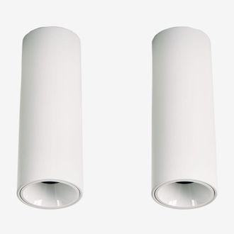 Sklum Pack Da 2 Applique Da Soffitto Led A Superficie Rotondi &Oslash;5,7 Cm Per Esterni In Alluminio Orelva Sklum