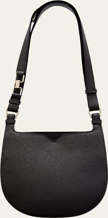 Valextra The Hobo Weekend Small Saddle Bag