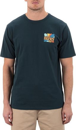 Hurley Visions Graphic T-Shirt in Armored Navy at Nordstrom, Size Xx-Large