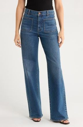 Madewell The Perfect Vintage Patch Pocket Wide Leg Jeans in Lombard Wash at Nordstrom Rack, Size 26