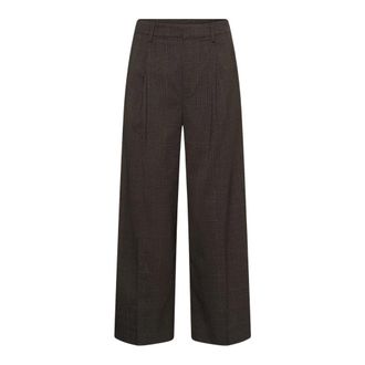 Kaffe KClenoma Broek - Dames - Broeken - Grijs - Maat: 2XL Leer