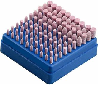 OEM 100 Pezzi Di Mole Abrasive Per Lucidatura, Montate Su Utensili Rotanti Dremel, Gambo Da 3 Mm