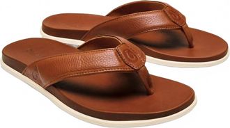 Olukai Mens Olali Flip Flops In Fox