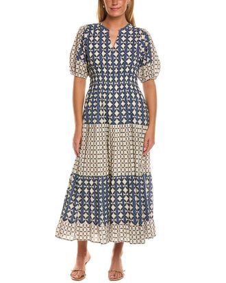 Velvet Velvet By Graham & Spencer Joey Short Sleeve Midi Dress