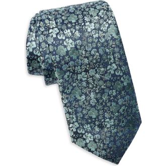 Nordstrom Rack Lohan Floral Tie in Green at Nordstrom Rack