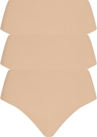 Commando Classic 3-Pack High Rise Thongs in Multi-Pack Tan at Nordstrom, Size X-Small