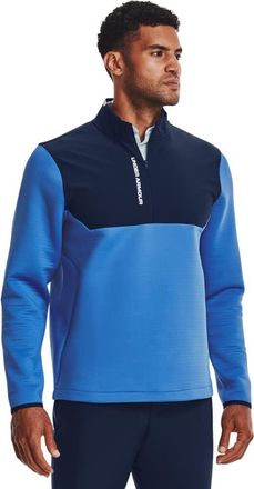 Under Armour Mens Storm Daytona 1/2 Zip Long Sleeve T-Shirt Golf, Victory Blue, S