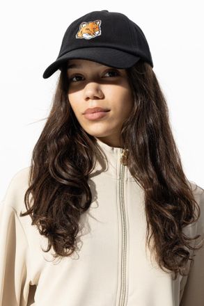Maison Kitsun&eacute; Baseball Cap, Unisex, Black