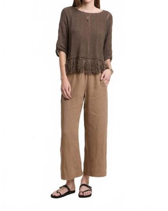 Velvet Lola Wide Leg Pants In Beach