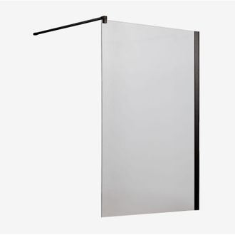 Sklum Parete doccia fissa con vetro temperato da 8 mm e alluminio Bristol SKLUM