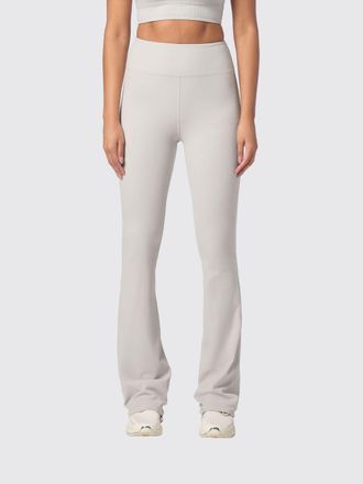 Plein Sport Pantaloni jogger flared in jersey con vita alta elasticizzata