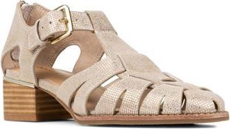 Donald J Pliner Mariam Back Zip Fisherman Sandal in Praline at Nordstrom, Size 8.5
