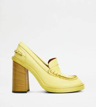Tod's Heeled Loafers in Leather