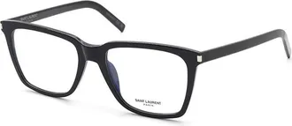 Saint Laurent SL717SLIMSUN001 Black Acetate Eyeglasses - Black