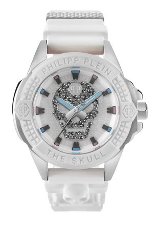 Philipp Plein The $kull Unisex Horloge Wit PWAAA1521