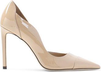 Jimmy Choo London Beige Pointed Toe Heels
