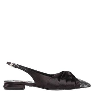 Roberto Cavalli Knot Detail Crystal-Embellished Ballerinas, Brand Size 39 ( US Size 9 )