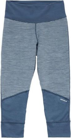 Devold Reverso Merino 3/4 Longs Merinounterhose f&uuml;r Damen | grau/blau