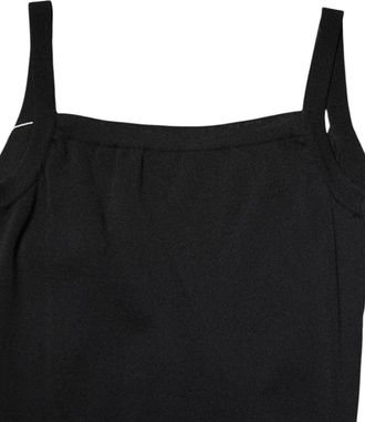 Laneus Black Square Neck Bodycon Ruched Mini Womens Dress