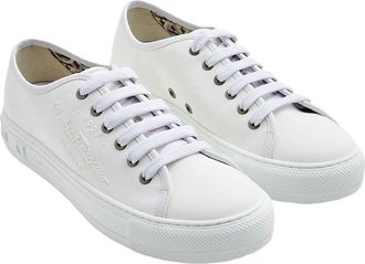 Ferragamo Embossed Leather Sneaker