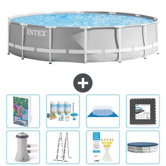 Intex Piscina Prism Frame Redonda - 427x107 Cm - 9-piezas S581