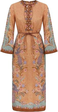 Zimmermann Abito tunica midi Indra - - Dresses - Donna - Beige - M