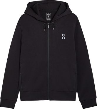 On Focus Tech Hooded Cotton-blend Sweatshirt - Black - XL