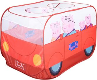 Roba Roba Tenda Da Gioco Pop-up Peppa Pig - A Forma Di Bus - Piegatura Automatica - Con Borsa Da Trasporto - Stanghe In Metallo - Da 24 Mesi A 5 Anni - Bia