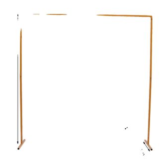 OEM Arco De Boda, Construcci&oacute;n Robusta De Metal, Altura Ajustable, Dorado, L