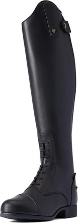 Ariat Womens Heritage Contour II Waterproof Insulated Tall Riding Boots in Black, Short Sleeves Width, Size 4.5, by Ariat