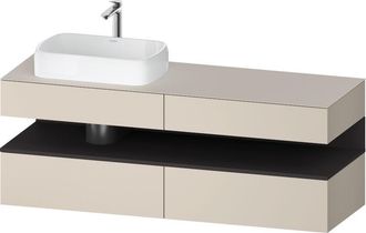 Duravit Duravit Qatego Consola Mueble Bajo Lavabo, 2 Extensiones, 2