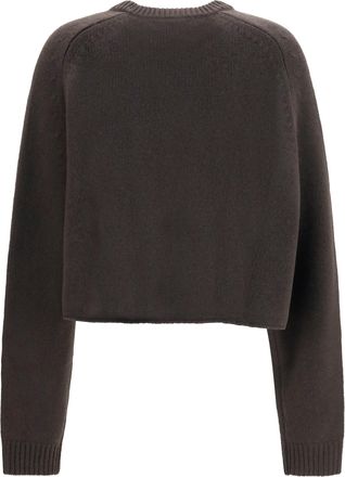Lisa Yang Womens Karine Sweater Dark Fern Kashmir-Capra Hircus Kashmir/capra