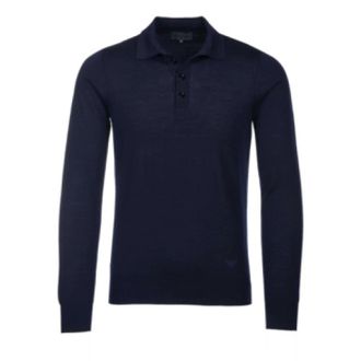 Emporio Armani Heren, Tops, Blauw, Maat: S